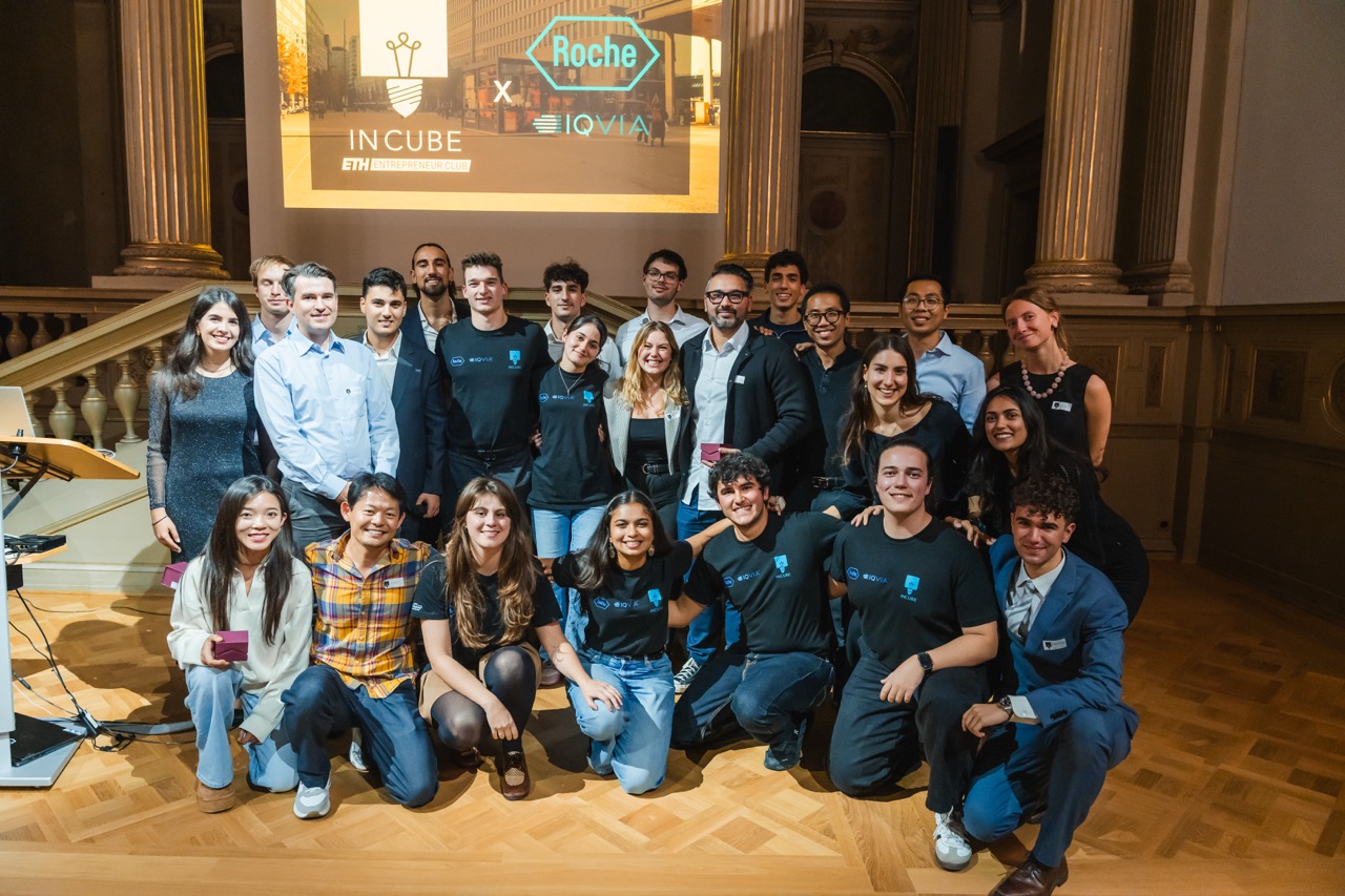 Organizers and our team on stage