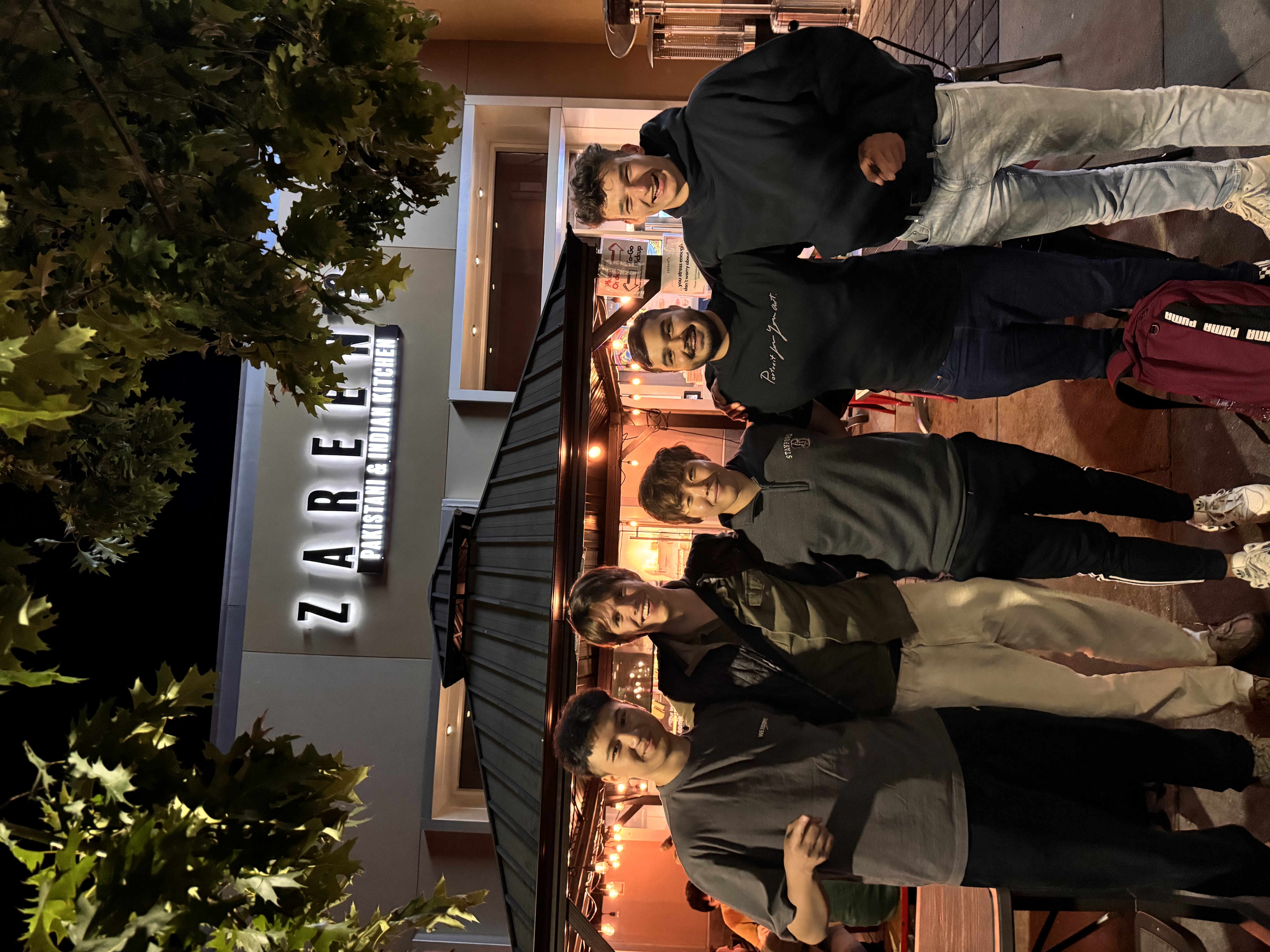 Wager team dinner at Zareen’s Pakistani & Indian Kitchen after a long day of building and pitching.